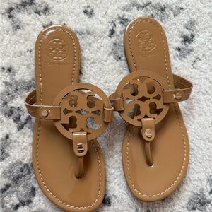 Tory Burch Brown Thong Sandals